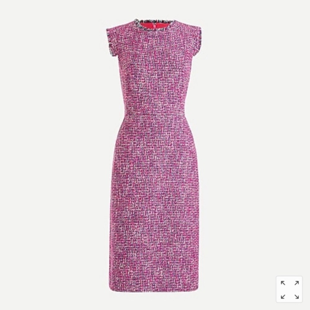 NWT J.Crew tweed sheath dress